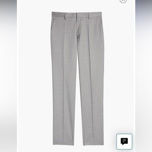 HUGO Women's Light Gray Tailored Trousers